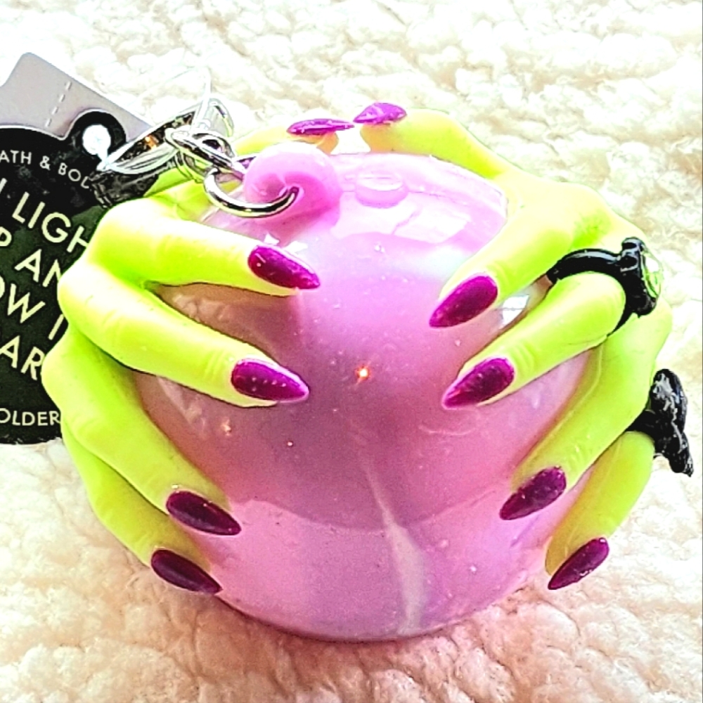 Bath & Body Works LED Crystal Ball PocketBac Halloween PocketBac Holder Pocket